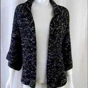 BCBG Black Marbled Cardigan